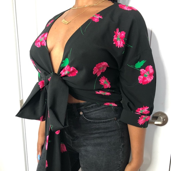 ZARA Never Worn Floral blouse - Picture 1 of 3